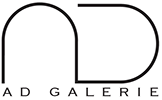 Logo AD Galerie, noir