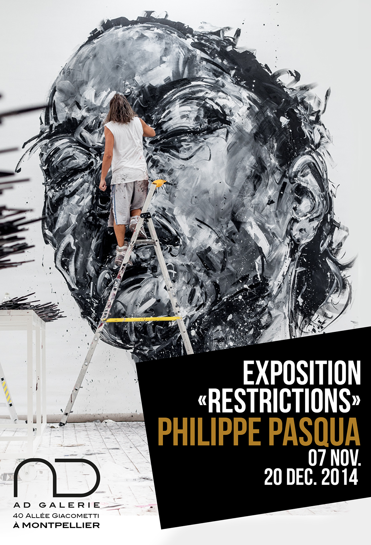 Philippe PASQUA<br />
Exposition « Restrictions »<br />
Du 7 novembre au 20 décembre 2014<br />
