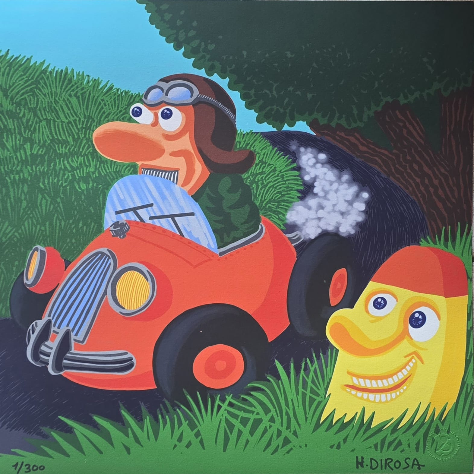 Lithographie Hervé DI Rosa