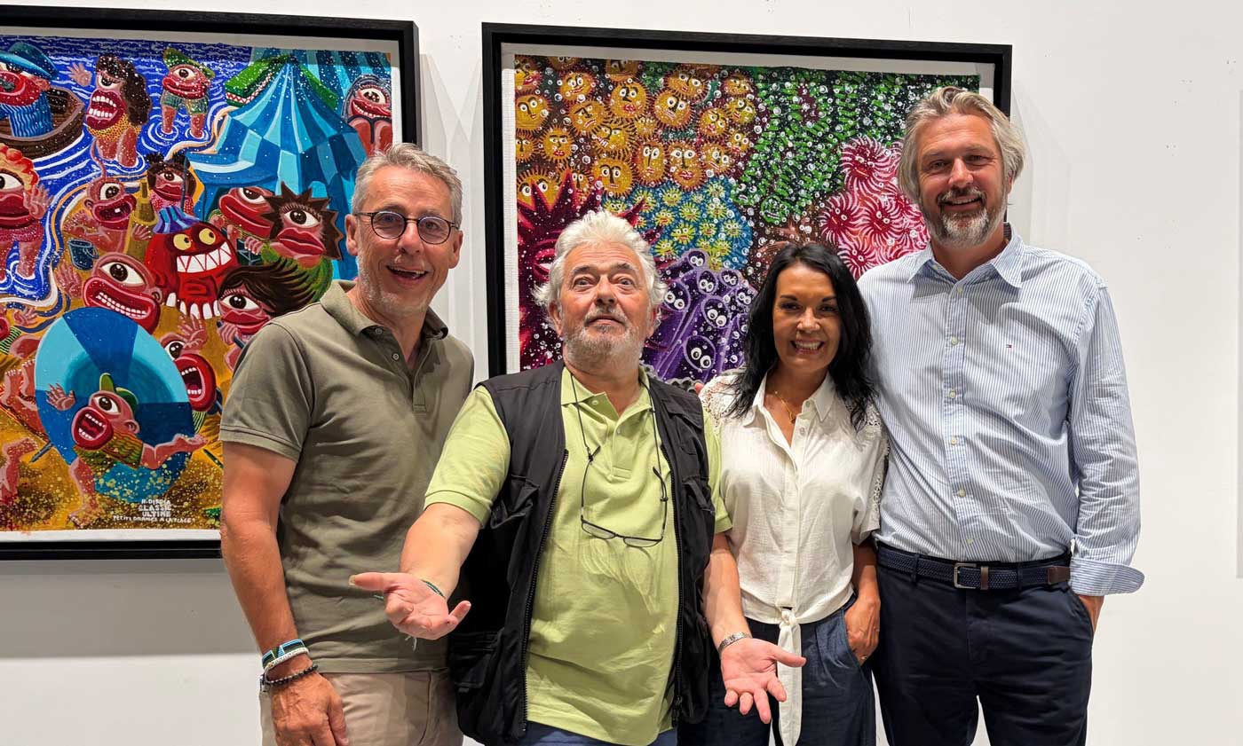 Vernissage exposition « Sens dessus dessous », Hervé Di Rosa 